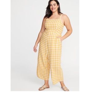 Old Navy Gingham plus size jumpsuit